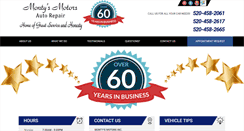 Desktop Screenshot of montysmotors.com